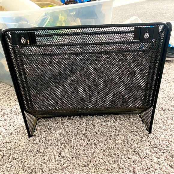 Black File Wire Wall Rack - Picture 5 of 6